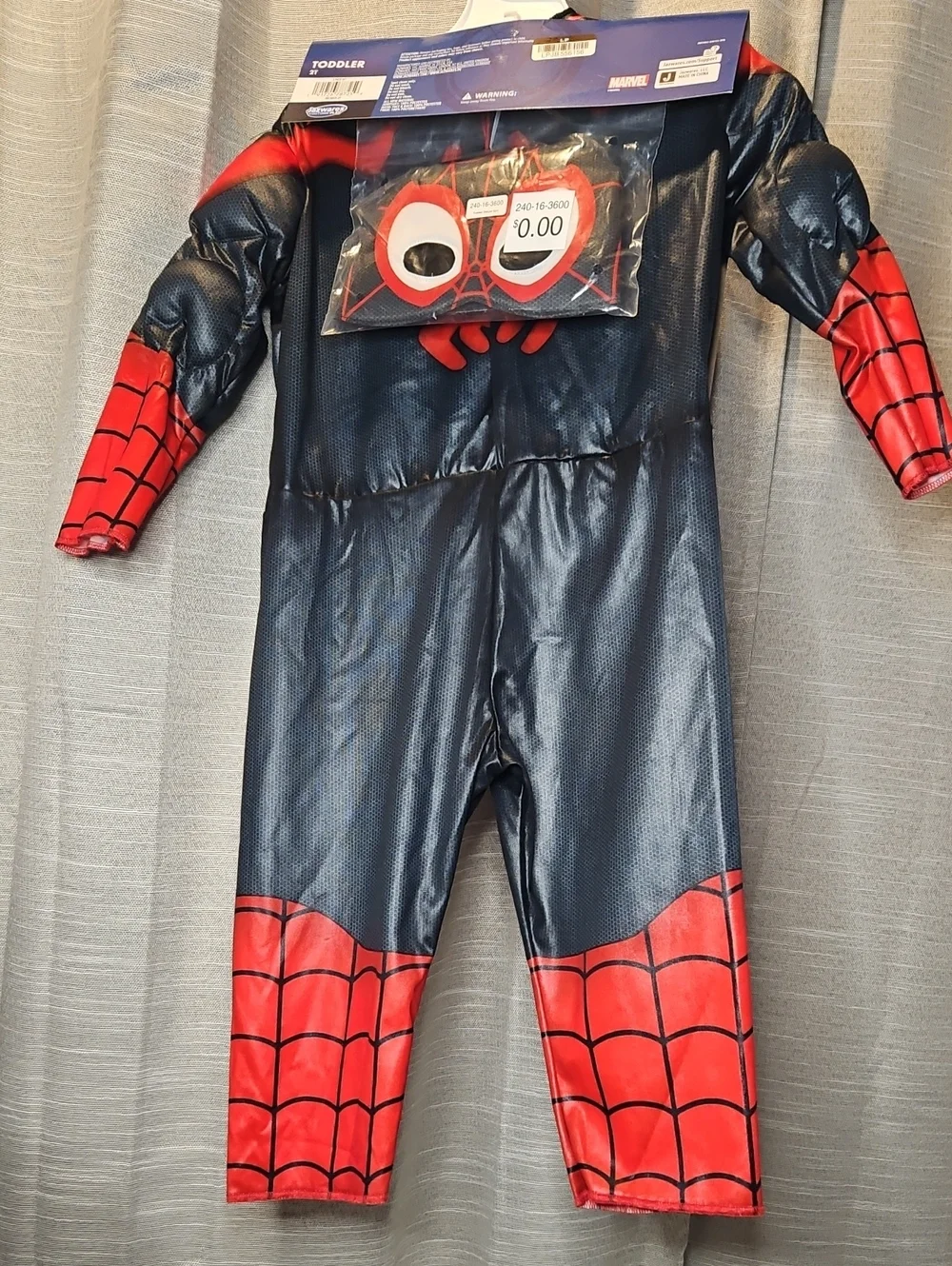 Marvel Spidey and Amazing Friends Costume 2T Miles SPIN Morales NEW Toddler